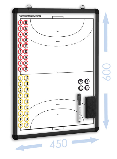 Dubbelzijdig magneetbord Futsal wit (PRE ORDER)