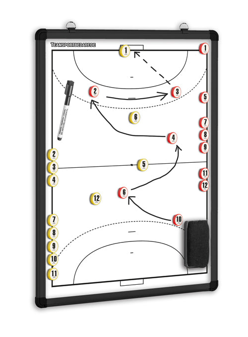 Dubbelzijdig magneetbord Futsal wit (PRE ORDER)