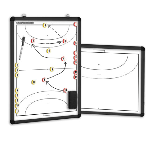 Dubbelzijdig magneetbord Futsal wit (PRE ORDER)