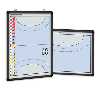 Dubbelzijdig magneetbord Futsal blauw (PRE ORDER)